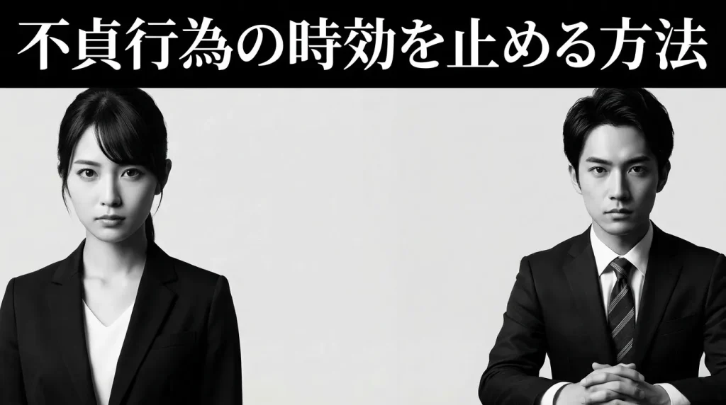 不貞行為の時効を止める方法（完成猶予・更新）