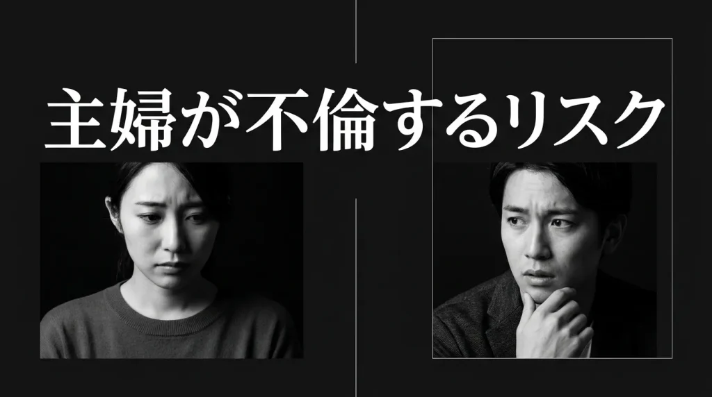 主婦が不倫した場合に直面する深刻なリスク