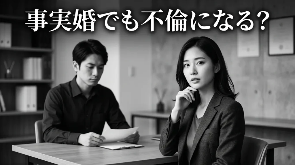 事実婚でも浮気は「不倫」にあたるのか