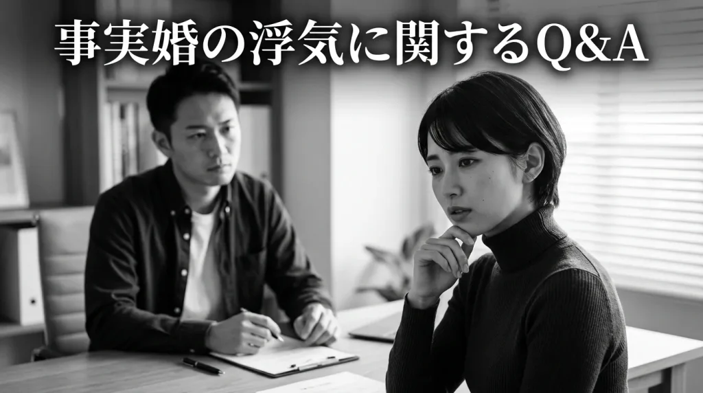 事実婚の浮気問題でよくある質問