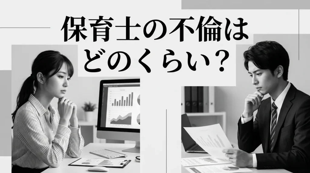 保育士の不倫はどのくらいある？ 気になる実態と割合