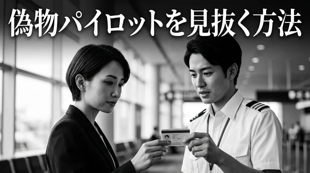 偽物パイロットを見抜く方法