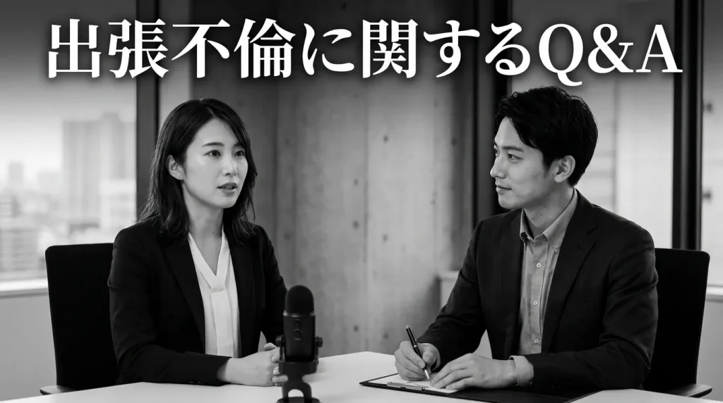 出張不倫に関するよくある質問