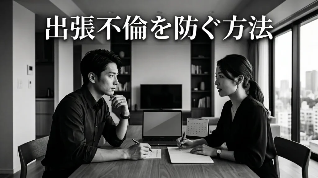 出張不倫を未然に防ぐための7つの方法
