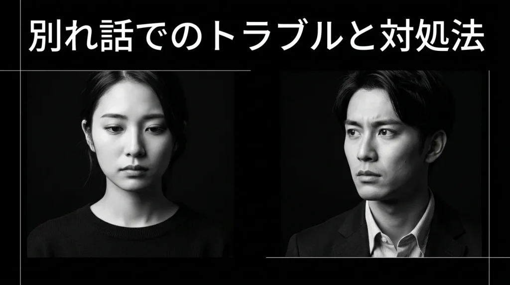 別れ話でこじれたときに起こりやすいトラブルと対処法