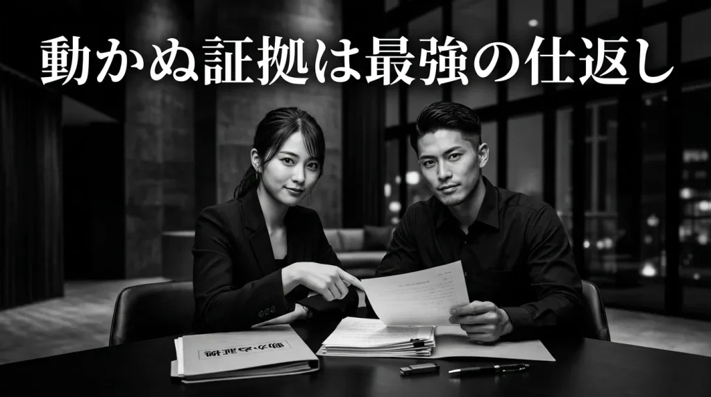 動かぬ証拠を確保することが、最強の仕返しへの第一歩