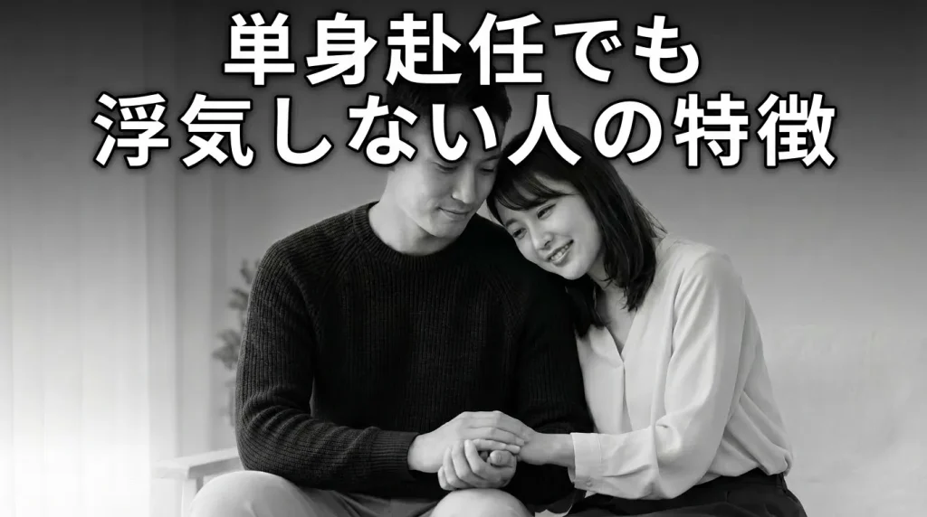 単身赴任でも浮気しない人の特徴