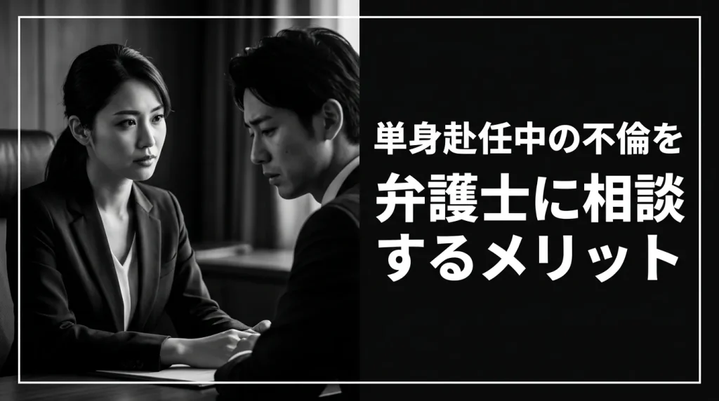 単身赴任中の不倫について弁護士に相談するメリット