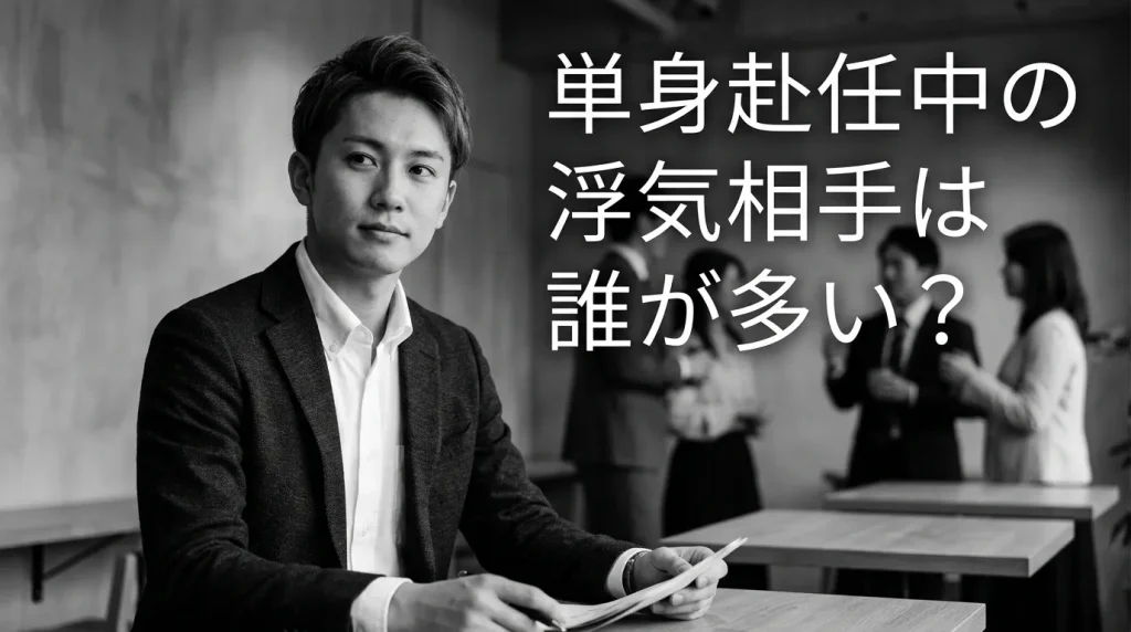 単身赴任中の浮気相手は誰が多い？