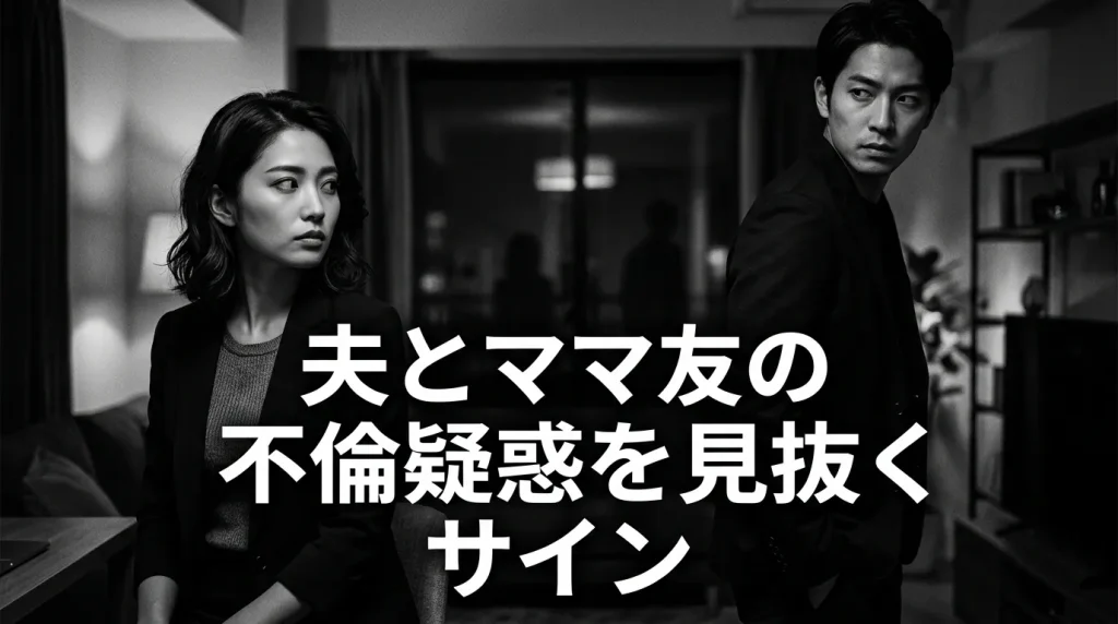 夫とママ友の不倫疑惑を見抜くサインチェックリスト