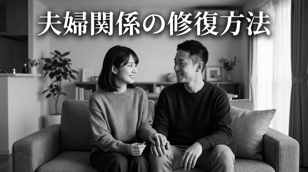 夫婦関係を修復するために今できること