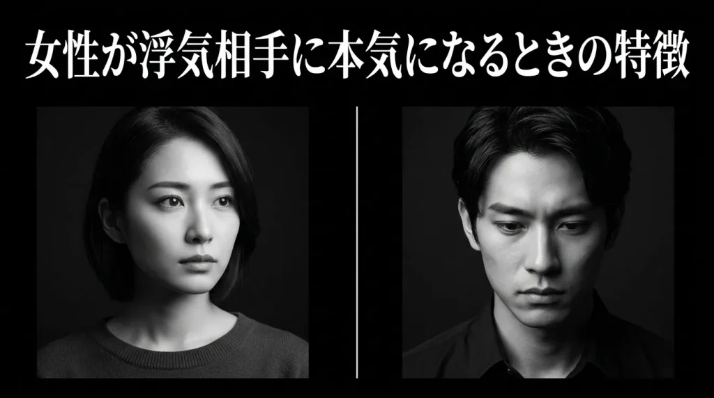 女性が浮気相手に本気になるときの心理と特徴
