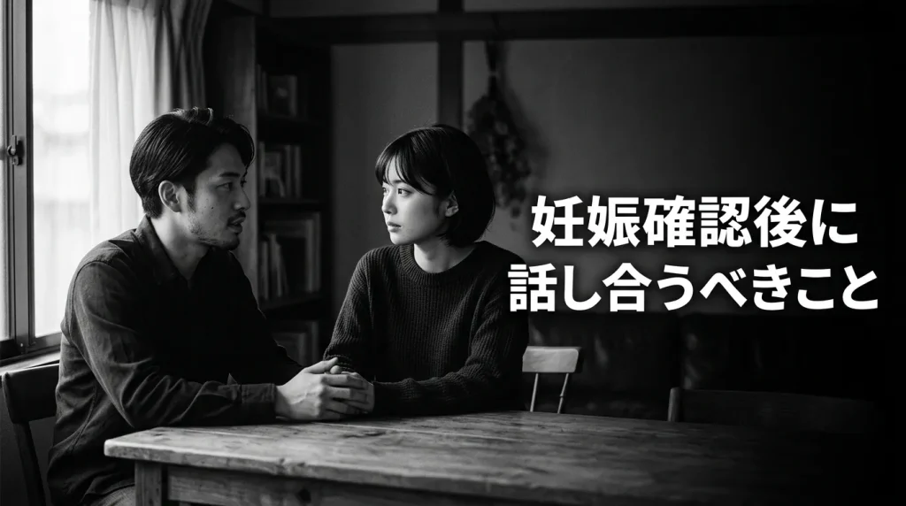 妊娠がわかったあとに話し合うべきこと