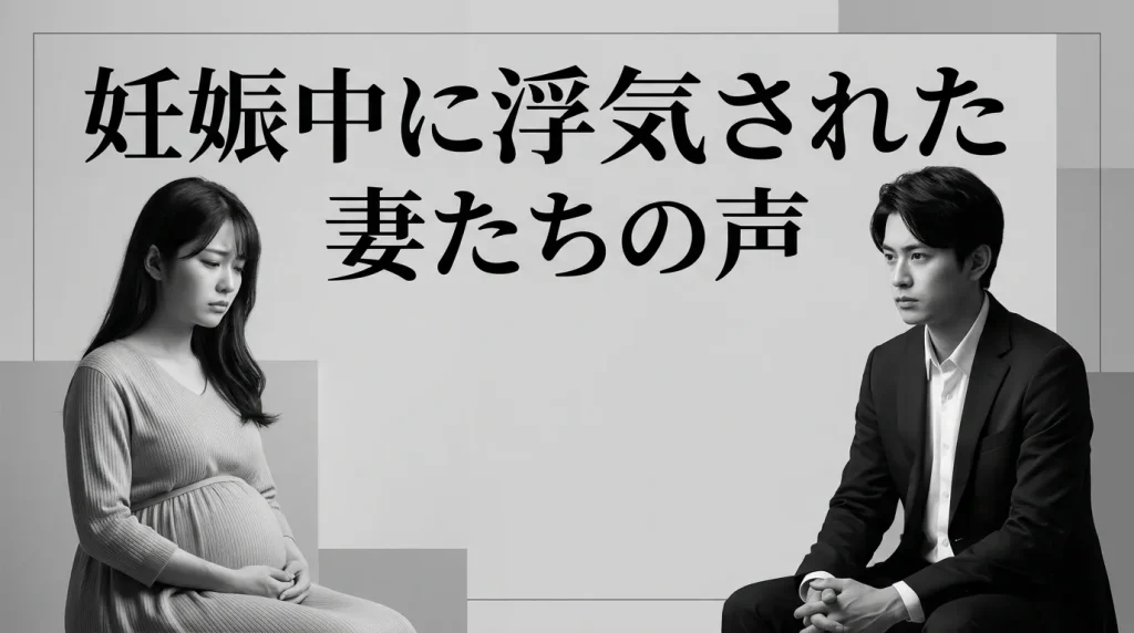 妊娠中に浮気された妻たちのリアルな声