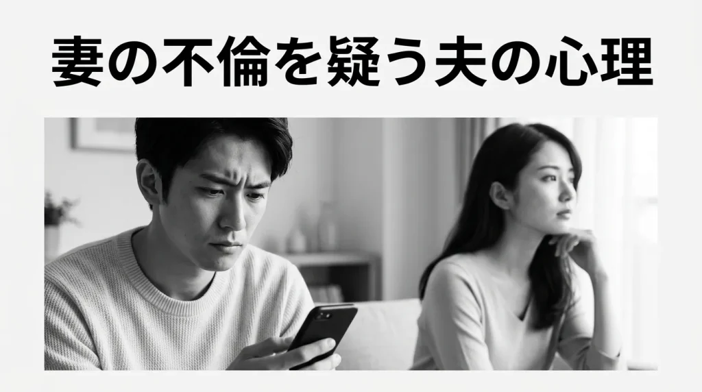 妻の不倫を疑う夫の心理「確認したいのに怖い」その葛藤の正体