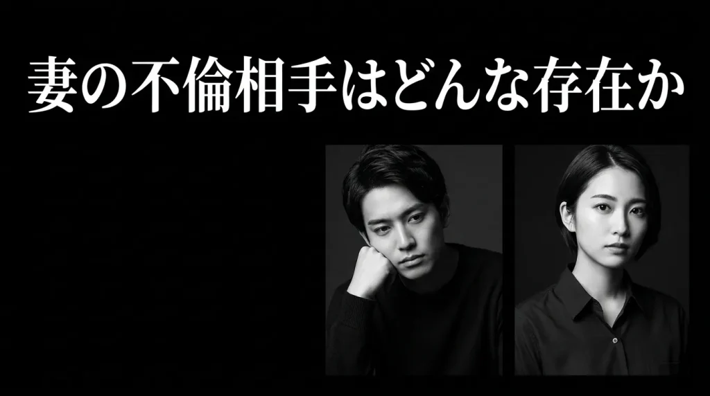 妻の不倫相手はどんな存在か　出会いのパターンと関係の深さを知る