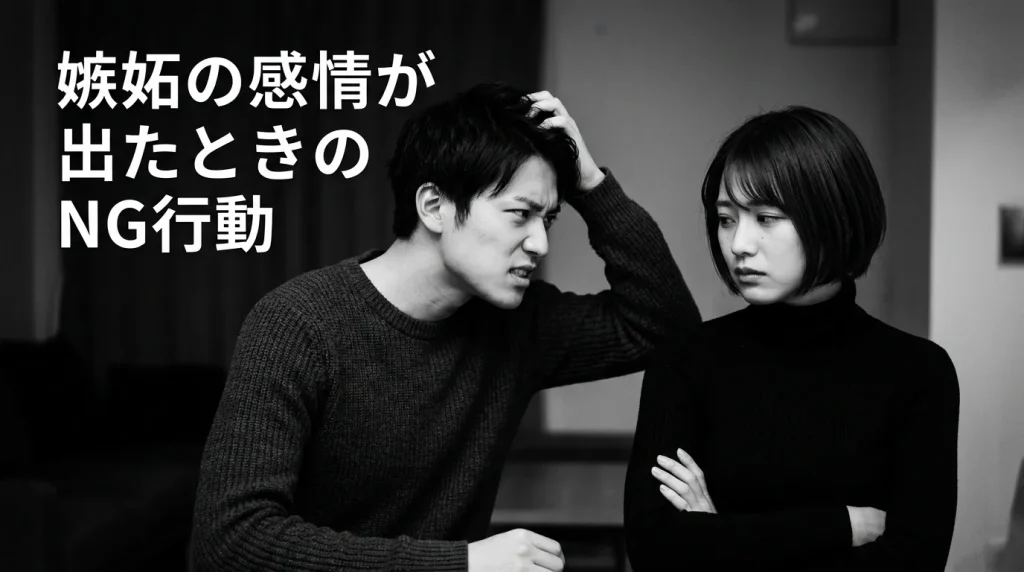 嫉妬の感情が出たときにやってはいけない行動