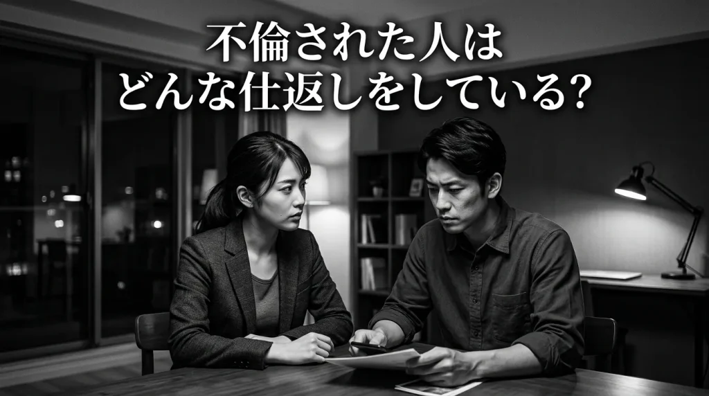 実録！不倫された人はどんな仕返しをしている？リアルなエピソードまとめ