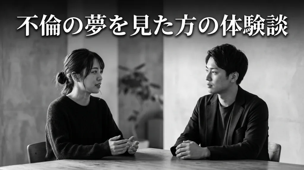 実際に不倫の夢を見た方の体験談