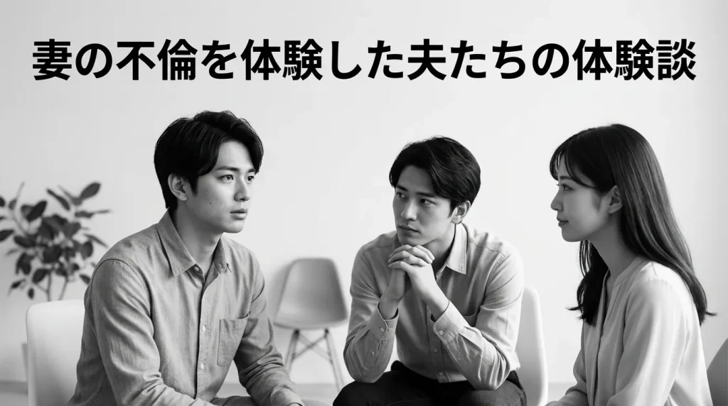 実際の体験談　妻の不倫に直面した夫たちのリアルな声
