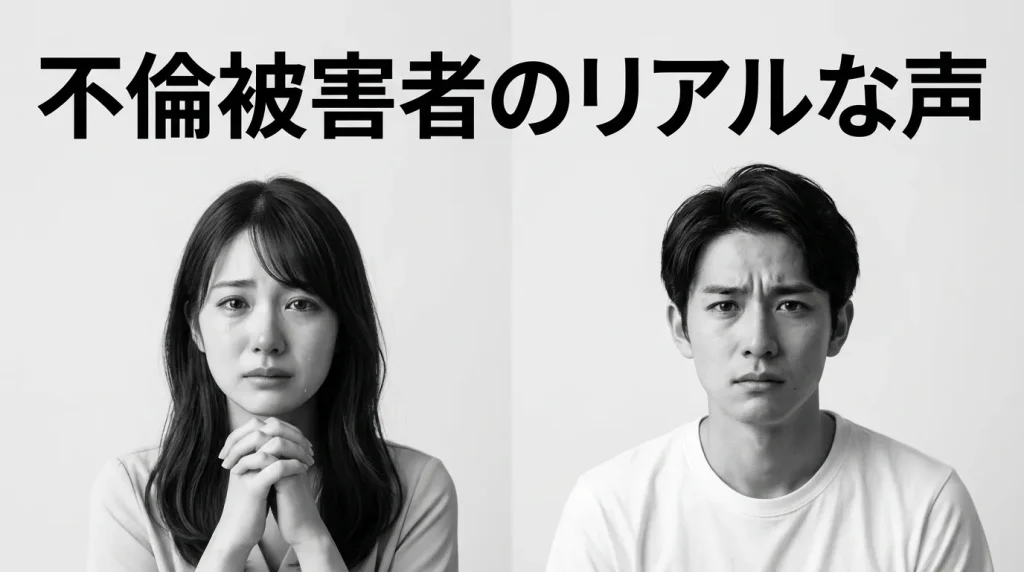 実際の声から見る不倫の実態