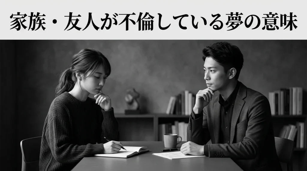 家族・友人が不倫している夢の意味