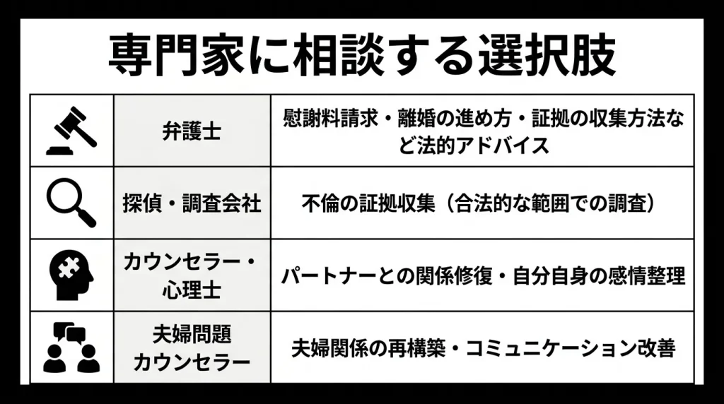専門家に相談する選択肢
