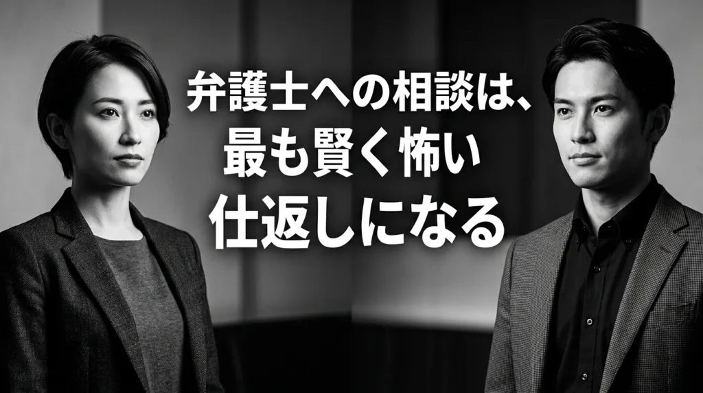 弁護士に相談することが、最も賢く、最も怖い仕返しになる理由