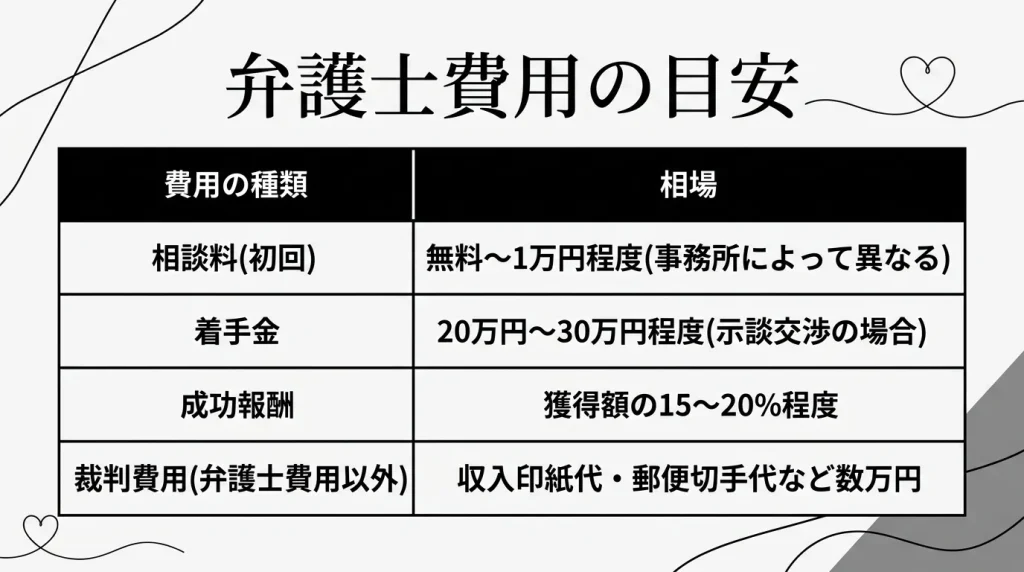 弁護士費用の目安