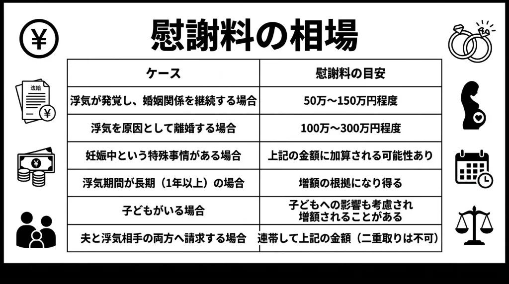 慰謝料の相場