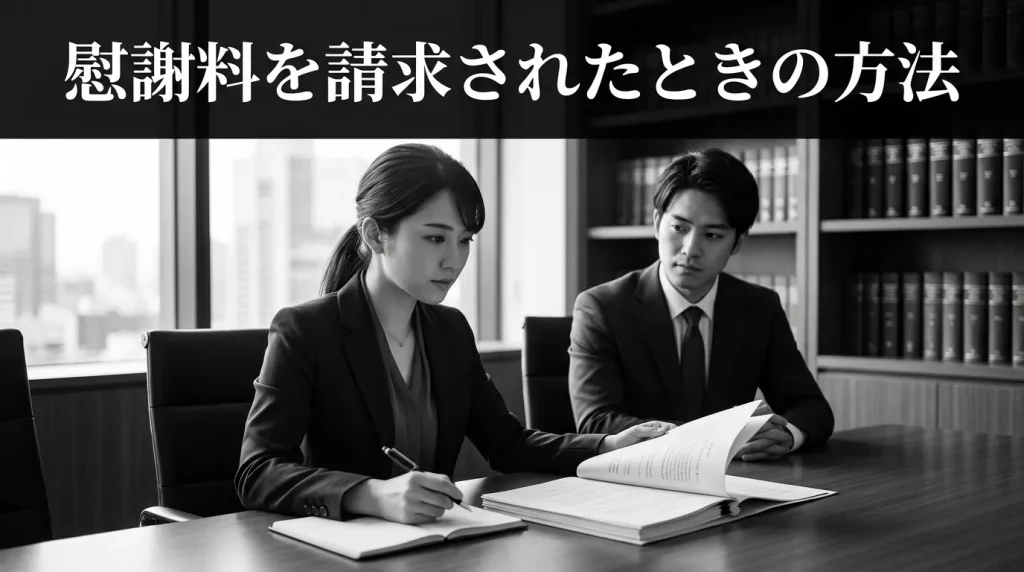 慰謝料を請求されたときの具体的な対処法
