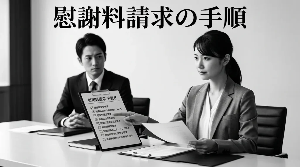 慰謝料請求の具体的な手順