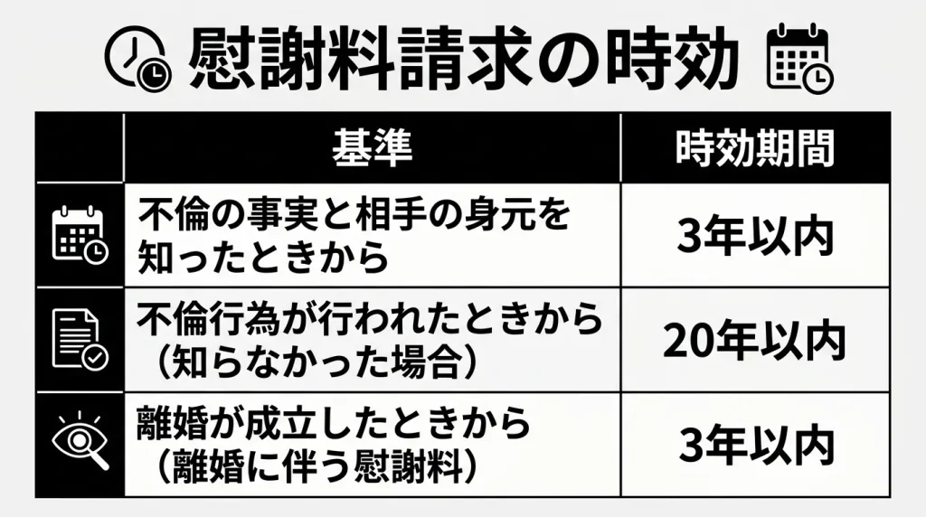 慰謝料請求の時効