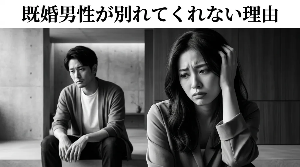 既婚男性が別れてくれない本当の理由