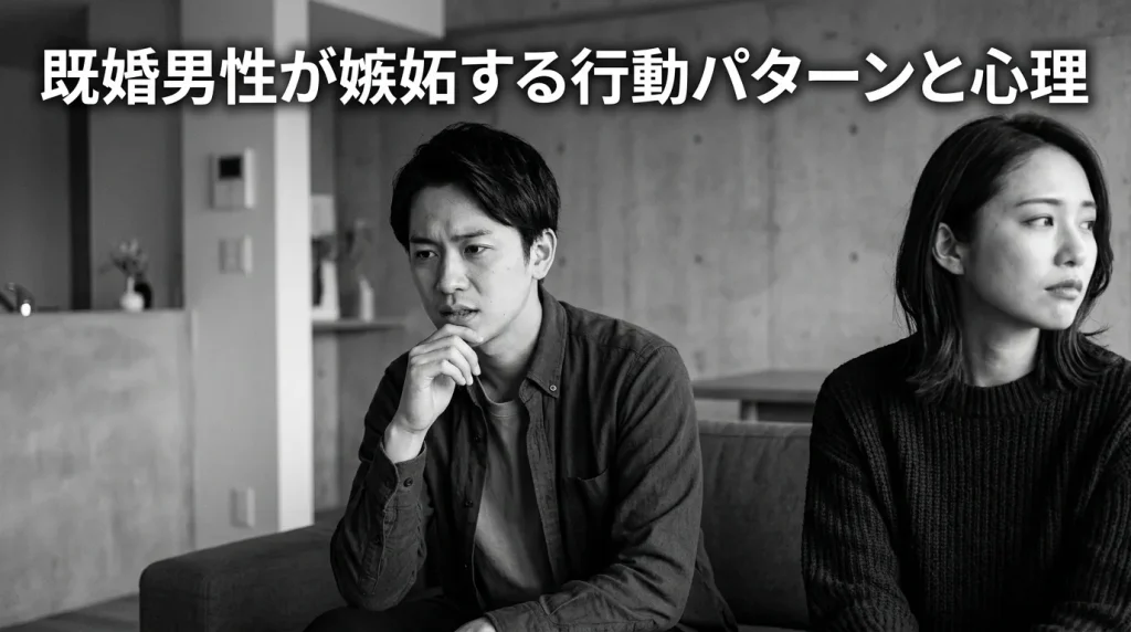 既婚男性が嫉妬してくる…その行動パターンと心理を徹底解説