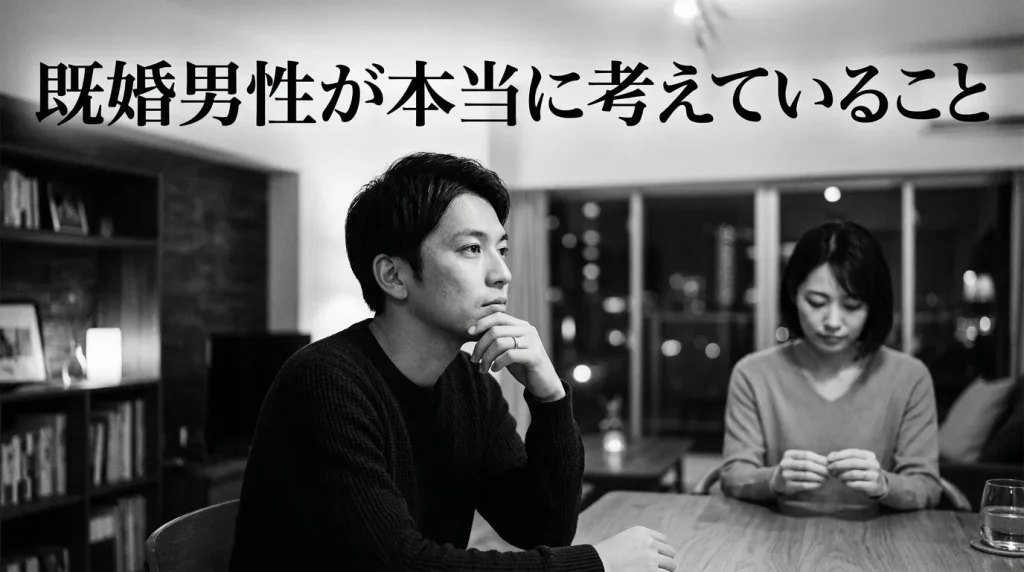 既婚男性が本当に考えていること