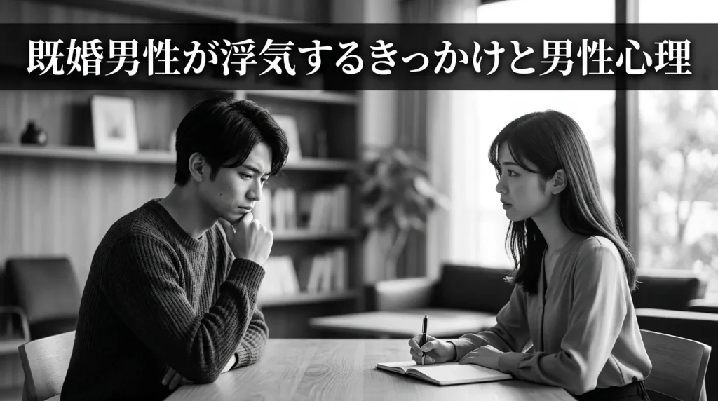 既婚男性が浮気するきっかけと男性心理