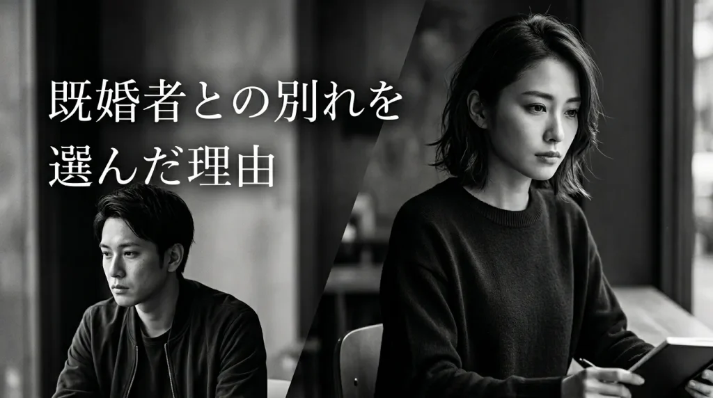 既婚者が大好きだからこそ「さよなら」を選んだ理由