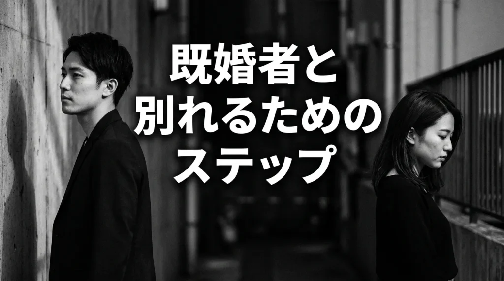 既婚者とさよならする決断をするための心の整え方