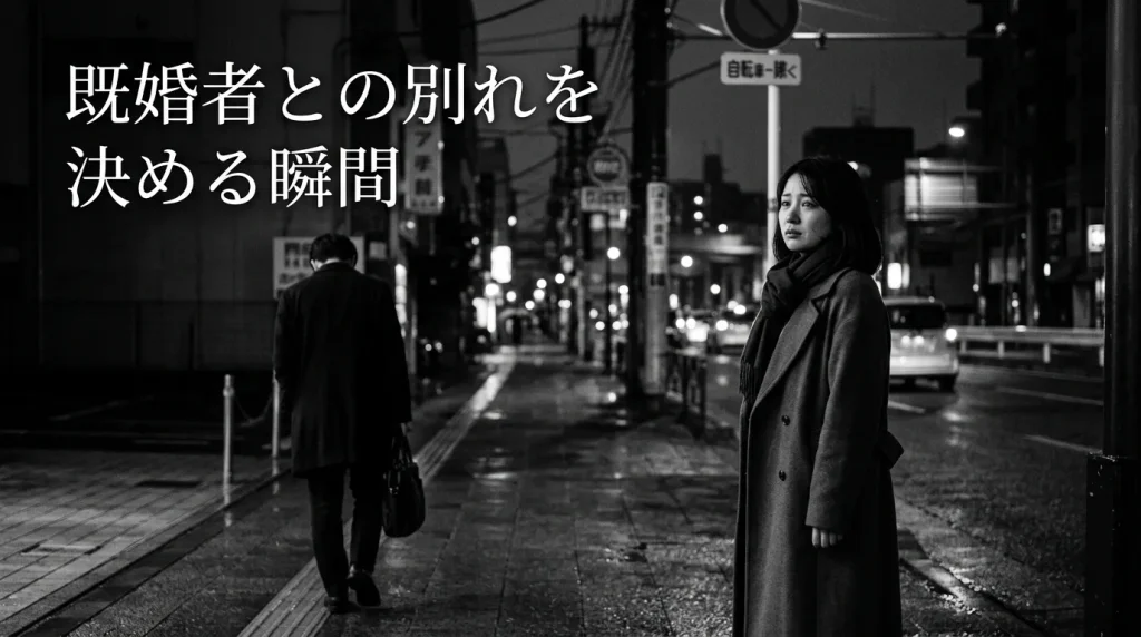 既婚者との別れを決める瞬間 大好きだからこそさよならを選ぶ理由