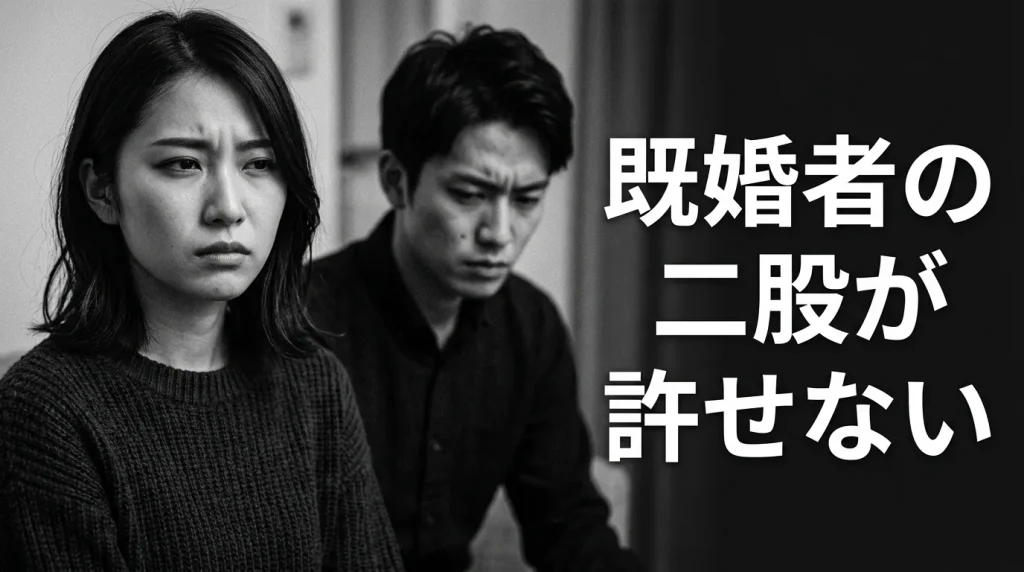 既婚者の二股が許せない、怒りをどう処理すべきか