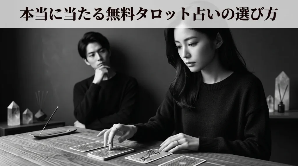 既婚者の彼の本音が本当に当たる無料タロット占いの選び方