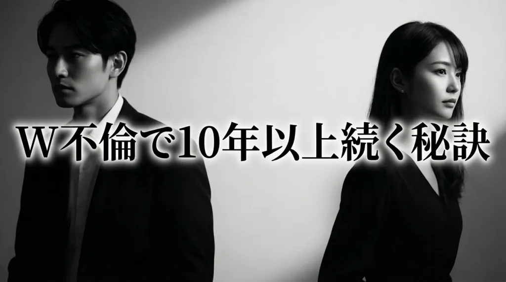 既婚者同士が10年という長い時間を続ける関係の秘訣と結末