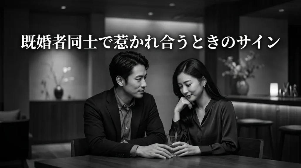 既婚者同士で惹かれ合うときのサイン