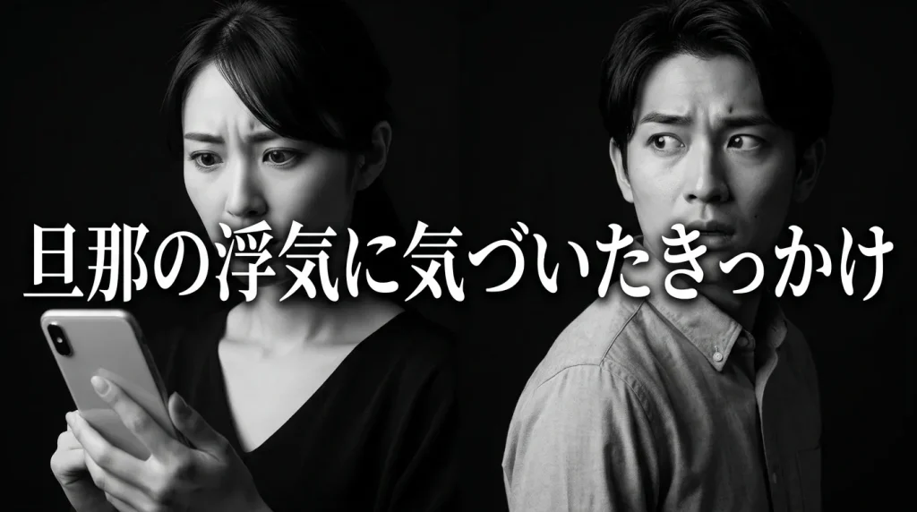 旦那の浮気に気づいたきっかけ　多くの妻が最初に感じたサイン