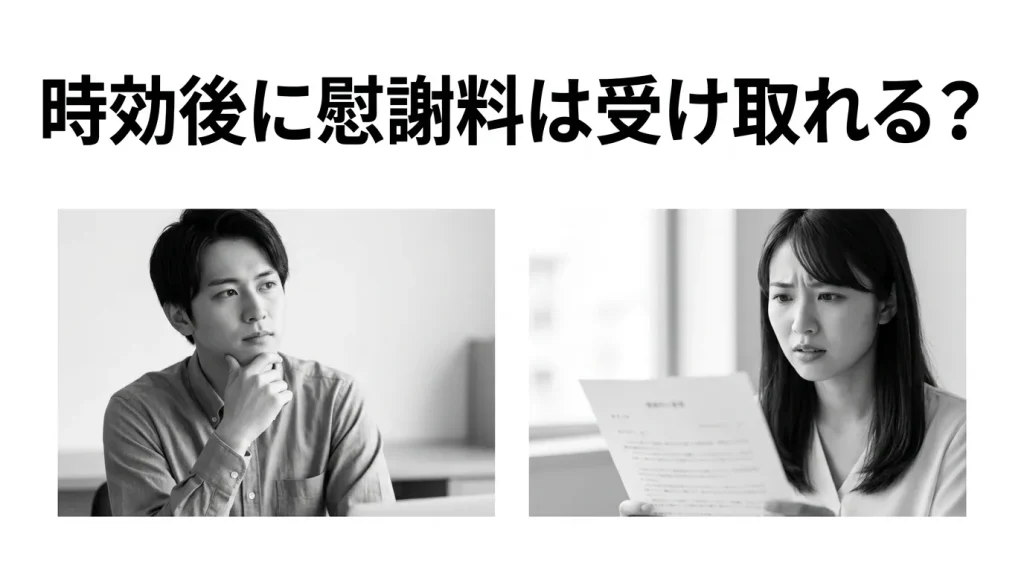 時効が完成した後でも慰謝料を受け取ることはできるのか