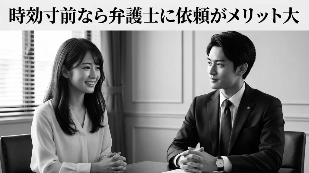 時効完成が迫っている場合に弁護士に依頼するメリット