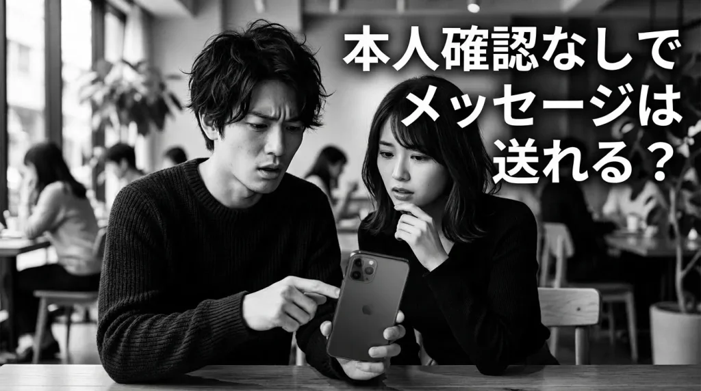 本人確認なしでメッセージは送れる？男女別の制限内容