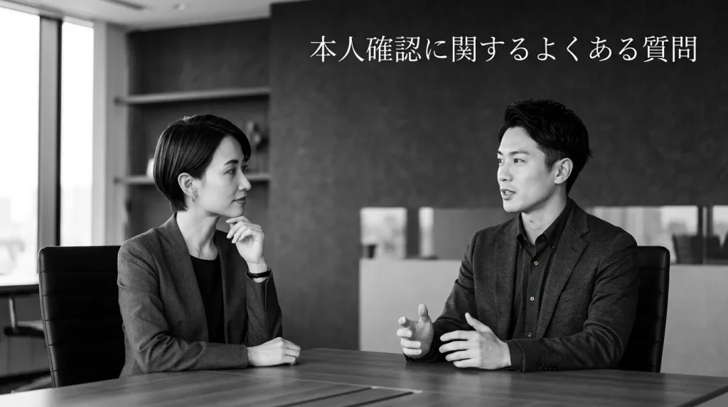 本人確認に関するよくある質問