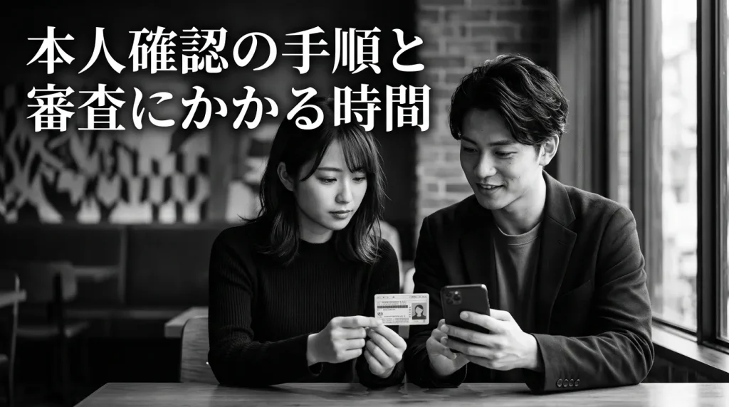 本人確認の手順と審査にかかる時間